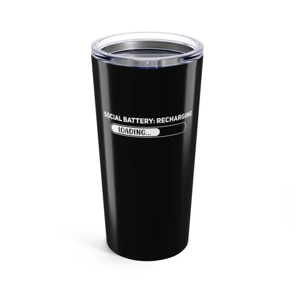 Social Battery Recharging Tumbler